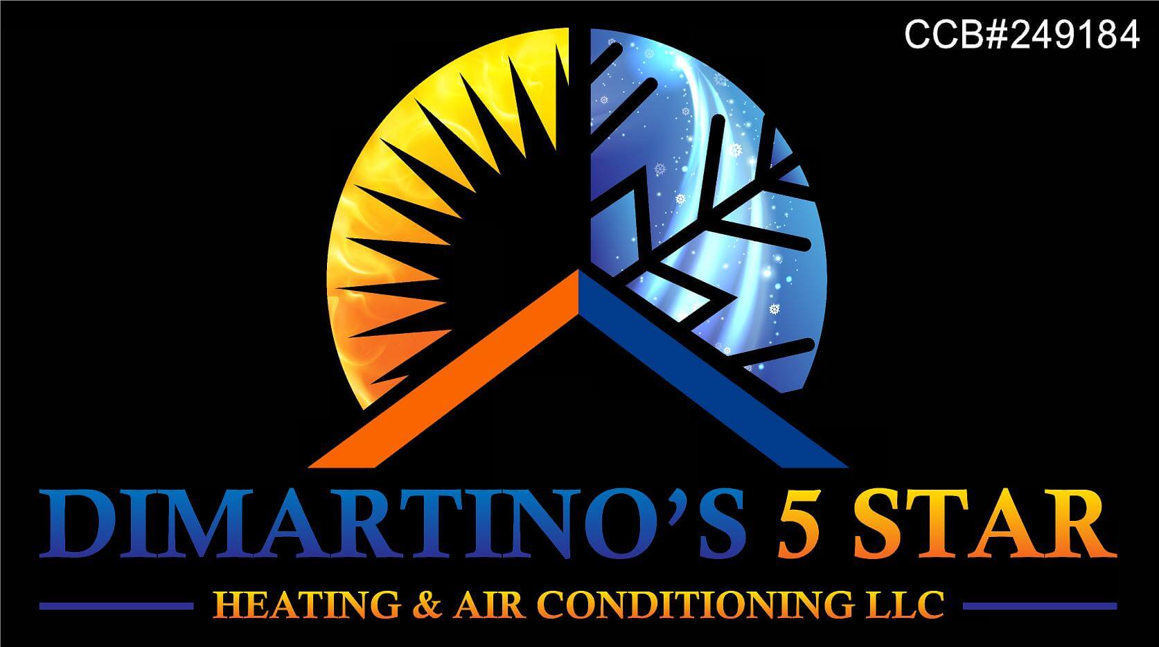 DiMartino's 5 Star Heating & Air Conditioning Logo